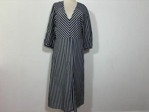 Nieuwe katoenen stripe jurk Baum und Pferdgarten maat 36, Kleding | Dames, Jurken, Nieuw, Maat 36 (S), Blauw, Onder de knie, Verzenden