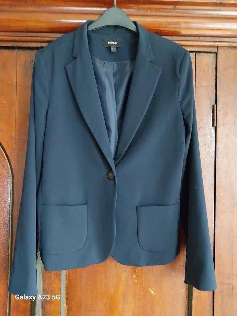 MEXX donkerblauw kolbert/blazer, Ophalen of Verzenden, Zo goed als nieuw, Maat 42/44 (L), Blauw