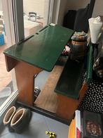 Vintage Schoolbankje - Charmant en Functioneel, Ophalen, Gebruikt