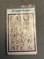 Borduurpakket, Letter M ( nieuw, Ophalen of Verzenden, Nieuw, Handborduren, Borduurpakket