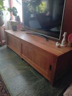 TEAKHOUTEN Tv kast dressoir, Ophalen of Verzenden, Zo goed als nieuw, 25 tot 50 cm