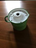 Groene emaille melk koker, Antiek en Kunst, Antiek | Emaille, Ophalen of Verzenden