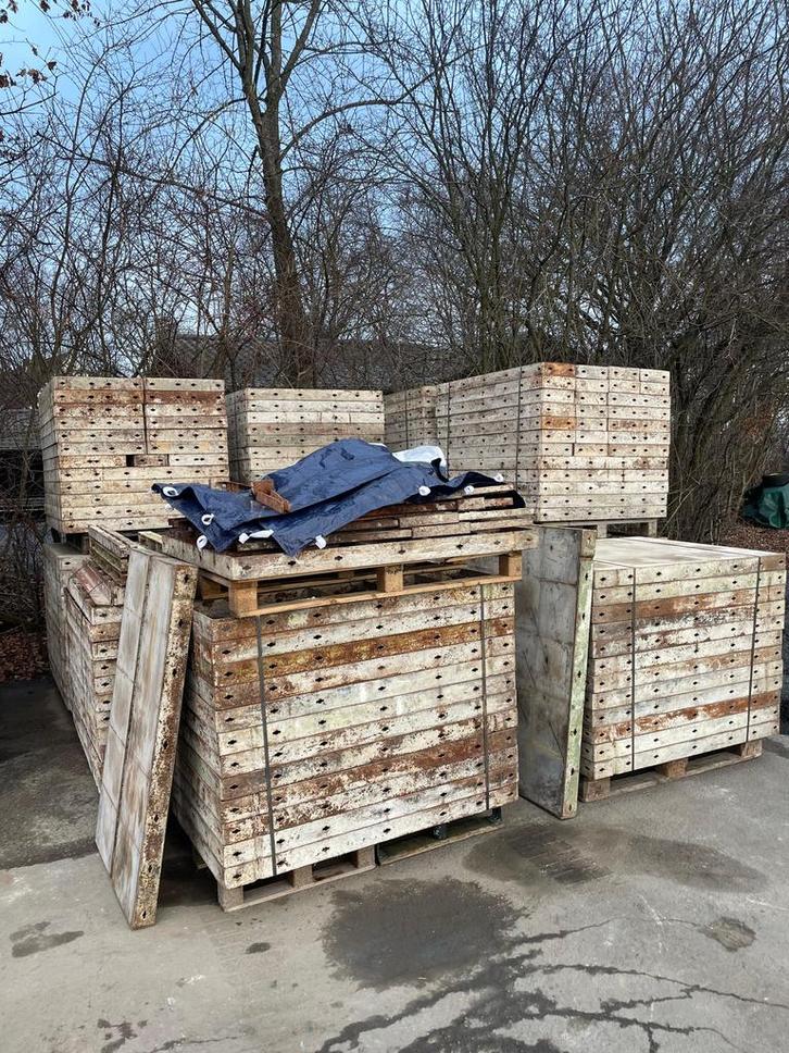 Bekisting PASCHAL 183,5qm., Doe-het-zelf en Verbouw, Hout en Planken, Gebruikt, Overige typen, Overige houtsoorten, Minder dan 200 cm