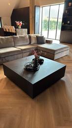 Blok salontafel zwart, Huis en Inrichting, Tafels | Salontafels, Ophalen, 50 tot 100 cm, Zo goed als nieuw, Minder dan 50 cm