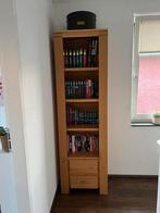 Massief eiken boekenkast 60B x 200H x 35D, Ophalen, Zo goed als nieuw, 25 tot 50 cm, 150 tot 200 cm