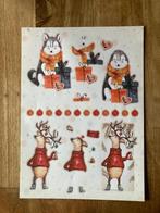 Uitdrukvel Kerst wolf hert, Ophalen of Verzenden, Nieuw, Kerst, Knipvel