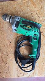 Hitachi D10 VF boormachine, Ophalen of Verzenden, Gebruikt, 600 watt of meer, Boormachine