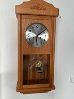 Mooie Eiken Wandklok - Werkt Perfect!, Antiek en Kunst, Antiek | Klokken, Ophalen of Verzenden