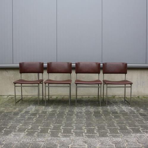 Pastoe SM08 stoelen Cees Braakman, Palissander ( set van 4), Huis en Inrichting, Stoelen, Eén, Hout, Bruin, Ophalen