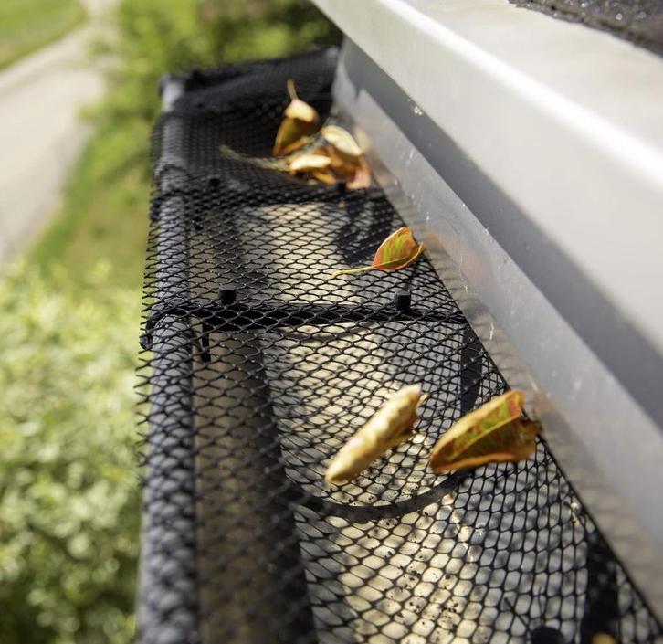 Dakgootafdekking incl. bevestigingsklemmen 600 cm x 16 cm, Tuin en Terras, Gaas en Draad, Nieuw, Overige typen, Minder dan 10 meter