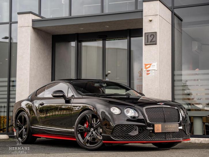 Bentley Continental GT 6.0 W12 Speed Black Edition St James, Auto's, Bentley, Bedrijf, Te koop, Continental, 4x4, ABS, Achteruitrijcamera