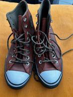 Bruin leren Converse mt 39,5 (aangepast), Ophalen of Verzenden, Zo goed als nieuw, Schoenen
