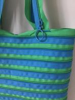Zip… it tas met ritsen blauw/groen, Blauw, Ophalen of Verzenden, Zo goed als nieuw