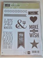 Stampin Up, Perfect Pennants, 133230, Hobby en Vrije tijd, Stempelen, Ophalen of Verzenden, Zo goed als nieuw, Overige typen