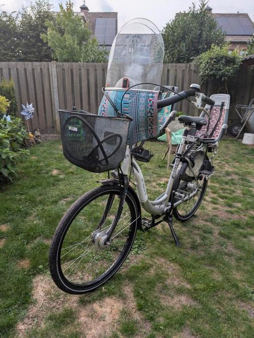 Sparta Mamafiets met 2 Zitjes & Windscherm, Fietsen en Brommers, Fietsen | Dames | Moederfietsen, Zo goed als nieuw, Sparta, 53 tot 56 cm