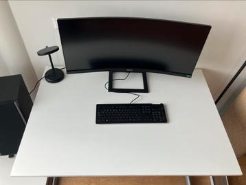 Stevig en verstelbaar bureau 80x120cm