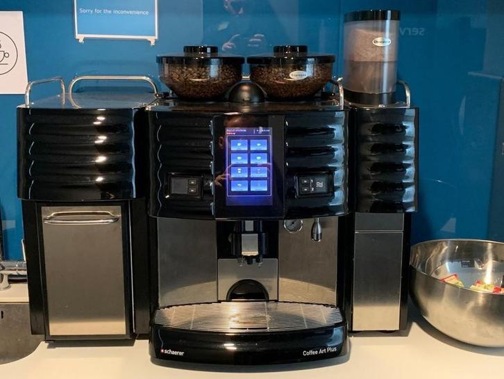 Schaerer coffee art plus, Witgoed en Apparatuur, Koffiezetapparaten, Refurbished, Koffiebonen, Koffiemachine, 10 kopjes of meer