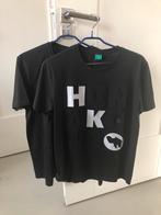 Twee zwarte herenshirts HongKong Maat M & L uit HongKong, Nieuw, Maat 48/50 (M), Ophalen of Verzenden