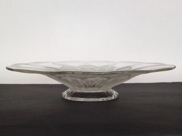 Schaal Fruitschaal XXL Persglas Art Deco, Antiek en Kunst, Antiek | Glas en Kristal, Ophalen of Verzenden