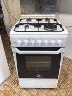 Nette INDESIT gasfornuis 50 cm breed met Hetelucht Oven&Gril, Witgoed en Apparatuur, Fornuizen, 4 kookzones, Grill, Vrijstaand