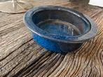 Blauw Keramiek Bakje / Schaal, Gebruikt, Porselein of Keramiek, Schaal, Ophalen of Verzenden