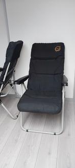 2 Qpark Campingstoelen - Comfortabel, Caravans en Kamperen, Ophalen of Verzenden, Gebruikt, Campingstoel