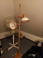Staande lamp blank eiken, Huis en Inrichting, Lampen | Vloerlampen, Ophalen of Verzenden, Gebruikt, 150 tot 200 cm