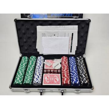 # Pokerset in aluminium koffer, versie 15 beschikbaar voor biedingen
