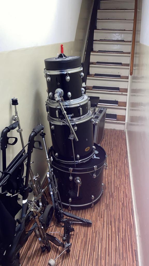 Pearl Drumstel - Compleet!, Muziek en Instrumenten, Drumstellen en Slagwerk, Gebruikt, Pearl, Ophalen