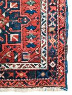 Handgeknoopt Perzisch wol tapijt loper Heriz 75x253cm, Gebruikt, ., 200 cm of meer, Heriz carpet runner Iran blue medalls