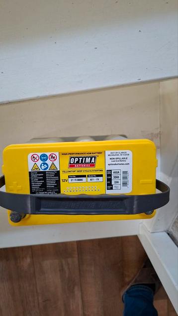 Caravan Accu - Optima YellowTop beschikbaar voor biedingen