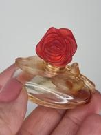 Vintage schitterend parfum flesje met roos, Antiek en Kunst, Ophalen of Verzenden