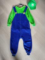 Luigi onesie (Mario) maat 146-152, Kinderen en Baby's, Carnavalskleding en Verkleedspullen, Ophalen of Verzenden, Gebruikt, 146 t/m 152