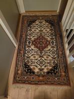 Vintage vloerkleed met Oosters design, Gebruikt, 100 tot 150 cm, Oosters, Crème