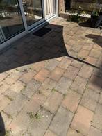 Tegels +- 35 m2 gratis (30*20*4), Tuin en Terras, Ophalen, Gebruikt, 10 m² of meer, Beton