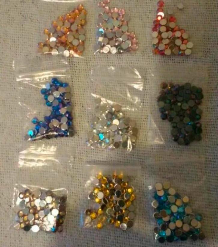 Strass 5mm ab olie acryl stenen incl verzend, Sieraden, Tassen en Uiterlijk, Uiterlijk | Cosmetica en Make-up, Nieuw, Toebehoren