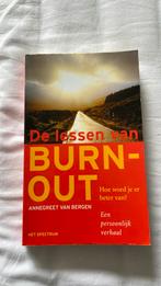 A. van Bergen - De lessen van burn-out, Ophalen of Verzenden, A. van Bergen, Zo goed als nieuw