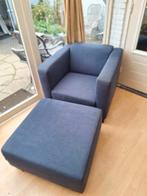 Goossens Fauteuil met Voetenbank, Ophalen, Zo goed als nieuw, Stof