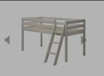 Flexa Halfhoogslaper met schuine trap., Gebruikt, Hoogslaper of Stapelbed, 70 tot 85 cm, Ophalen of Verzenden