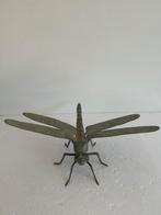 Prachtige grote bronzen Libelle Dragonfly Art & Design kunst, Ophalen of Verzenden, Zo goed als nieuw, Beeldje of Figuurtje