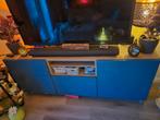 Blauwe IKEA Besta kast - TV meubel/opbergkast, Ophalen, Overige materialen, Gebruikt, 100 tot 150 cm