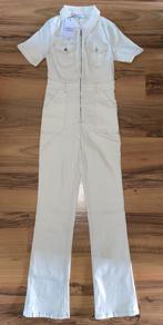 Superleuke Stradivarius witte denim jumpsuit / spijkerpak, Kleding | Dames, Jumpsuits, Maat 38/40 (M), Wit, Nieuw, Ophalen of Verzenden