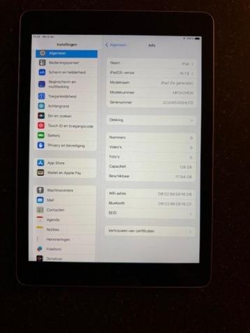 iPad 5e generatie 128gb mei 2018 beschikbaar voor biedingen
