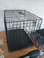 Hondenbench zwart, Dieren en Toebehoren, Hondenhokken, Ophalen, Zo goed als nieuw, Minder dan 75 cm, Minder dan 65 cm