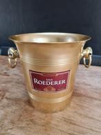 vintage Louis Roederer champagne wijn-koeler ijsemmer goud, Gebruikt, Ophalen of Verzenden