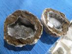 Kwarts - Calciet geode (02), Ophalen of Verzenden, Mineraal