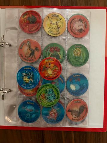 Pokémon Pogs / Tazos Verzameling flippo’s beschikbaar voor biedingen