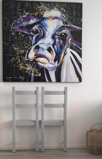 Schilderij L.paramount 120x120cm beschikbaar voor biedingen