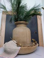 Grote stoere sobere Houten Vaas, Huis en Inrichting, Overige materialen, Gebruikt, Overige kleuren, 50 tot 75 cm