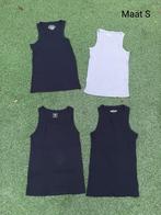 4 Hemdjes/ tanktops maat S, Ophalen of Verzenden, Gedragen, Maat 46 (S) of kleiner, Zwart